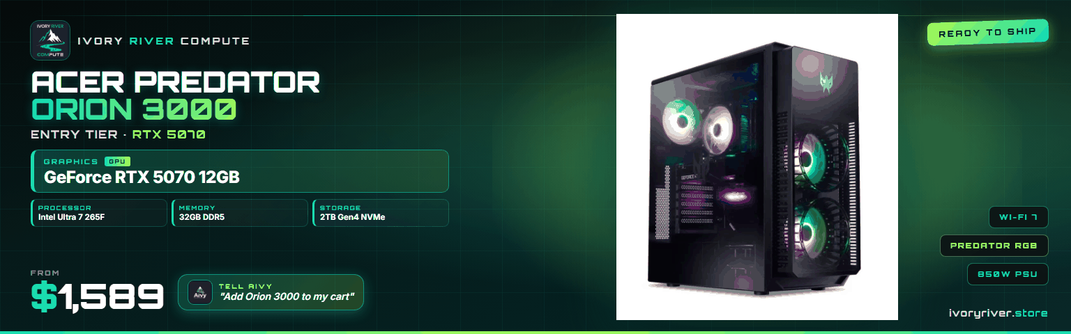 Acer Predator Orion 3000 Flyer