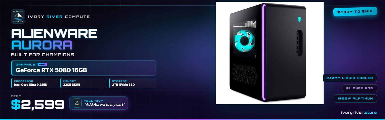 Alienware Aurora Flyer
