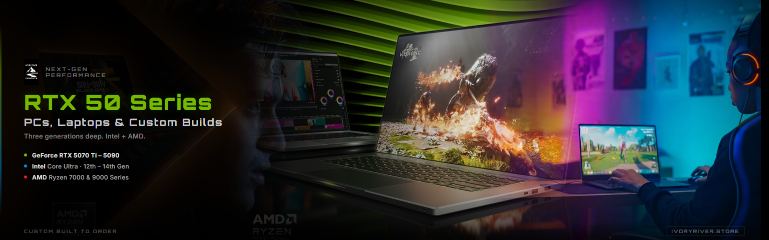 Hero Banner – RTX 50 Series Desktop