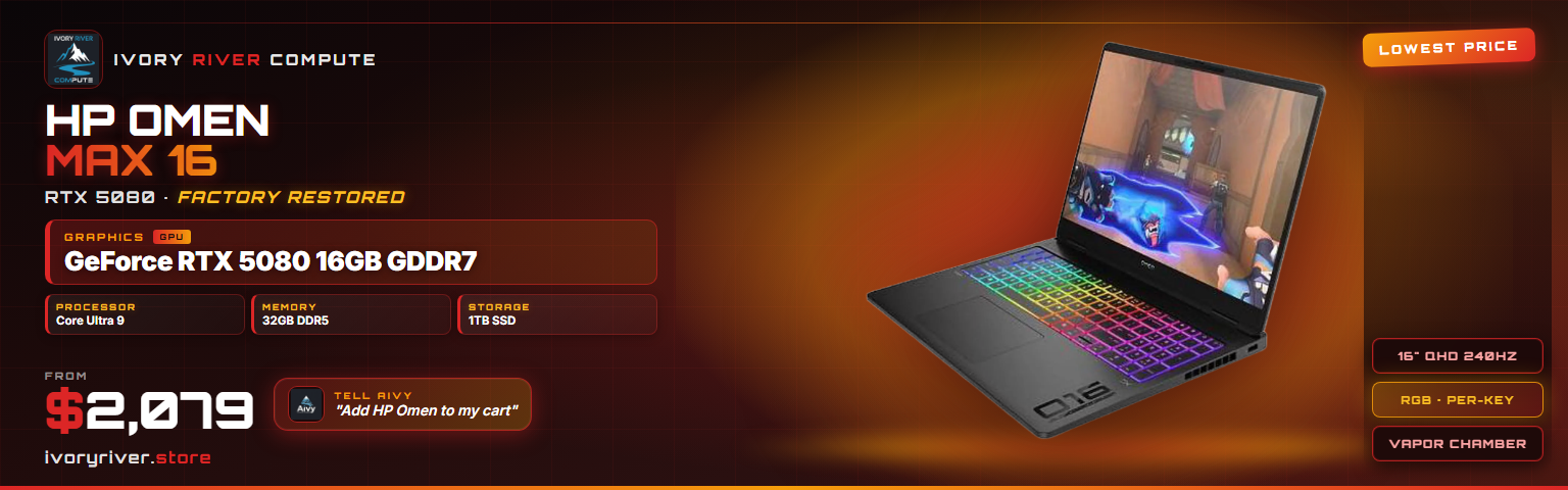 HP OMEN Max 16 Flyer